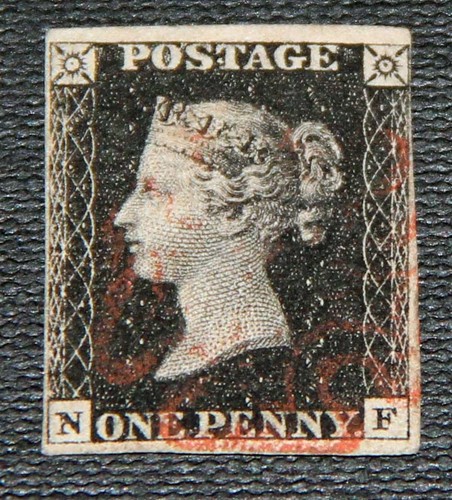 1840 penny nero 4 - 1840, 1d