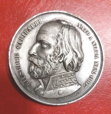 MEDAGLIA GARIBALDI Massonet 1860. Risorgimento No WW1