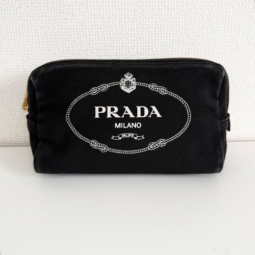 Prada canapa black canvas - prada,