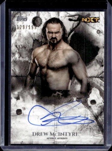 Drew mcintyre card auto - mcintyre,