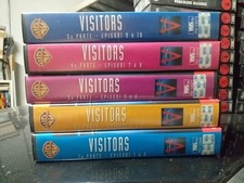 5 Vhs Warner Visitors Prima e 20 seconda Serie Completa Edizione Rarissima alien