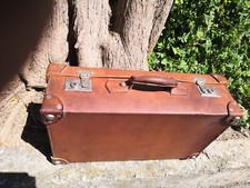 Valigia in cuoio - Anni 50 /