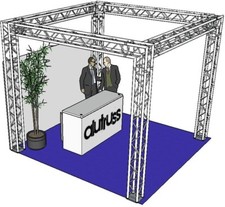 AMERICANA SET TRUSS 4x4x3.5m per fiera stand esposizione struttura palco stage