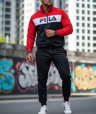 Felpa fila size tricolore - fila,