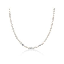 MILUNA PEPITE DI PERLE COLLANA  REFERENZA PCL6655B  GARANZIA UFFICIALE