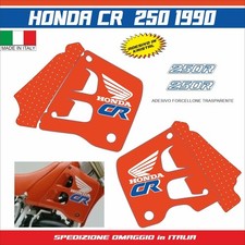 HONDA CR 250  1990 Adesivi serbatoio e convogliatori  in kristal
