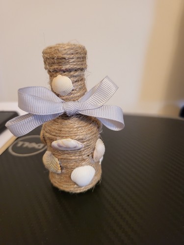 Handmade small bottle decor - handmade,