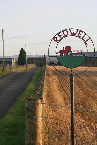 Photo 6x4 redwell - redwell, sign