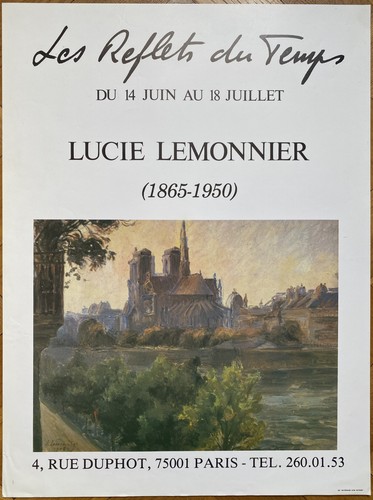 Lucie lemonnier poster mostra - poster,
