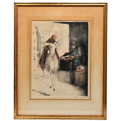 Louis icart originale epoca - icart, d'epoca