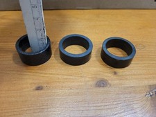 nr 1 SpessorE Serie Sterzo in Carbonio diam 1" altezza 15 mm Carbon BICI 