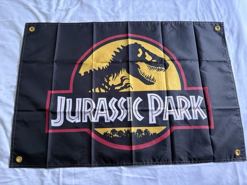 Jurassic park banner flag - banner,