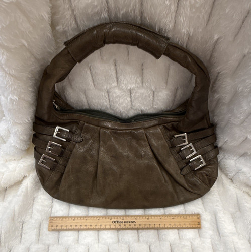 Borsa vera pelle oliva - borsa,