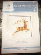 Kit punto croce cervo sette