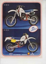 advertising Pubblicità MOTO KTM 125 GS MX 1984 MOTOCROSS-ENDURO VINTAGE