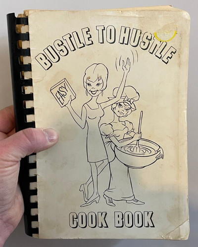 Vintage bustle hustle cook - to,