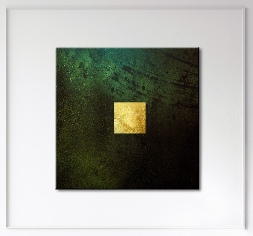Oro immagine tela nero - oro,