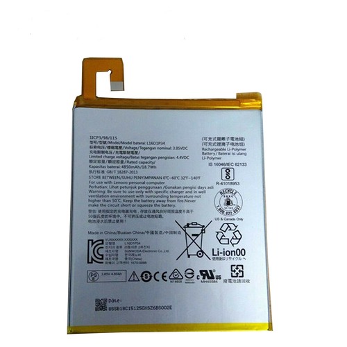 Batteria nuova l16d1p34 lenovo - batteria,
