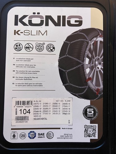 Catene neve konig k slim - da,