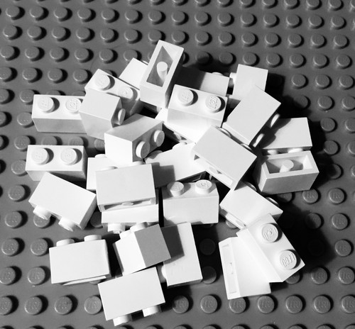 Lego bianco mattoncino - lego,