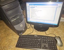 Dell Optiplex GX260 (Pentium 4, 2,40 GHz, 80 GB, 1 GB) unità floppy retro PC Win XP SP3