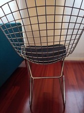 n. 4 sedie riproduzione modello Bertoia accia cromato