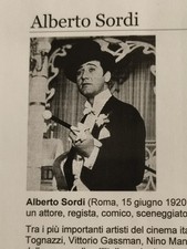 AUTOGRAFO ORIGINALE DI ALBERTO