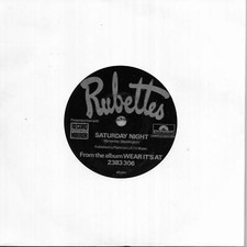 Rubettes Saturday Night Single
