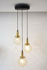 Lampadario cascata 3 pendenti