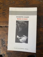 Autografato Chiari Giuseppe Music is Easy Firenza Salone Villa Romana 1983