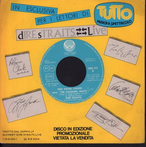 Dire straits solid rock - dire, 7"