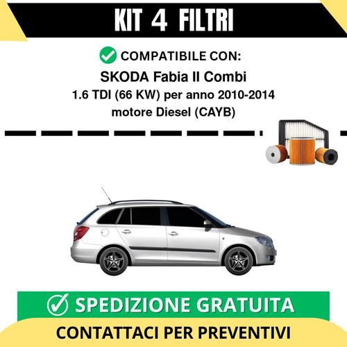 Kit filtri risparmio per - 4,