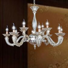 Lampadario 12 luci in ottone