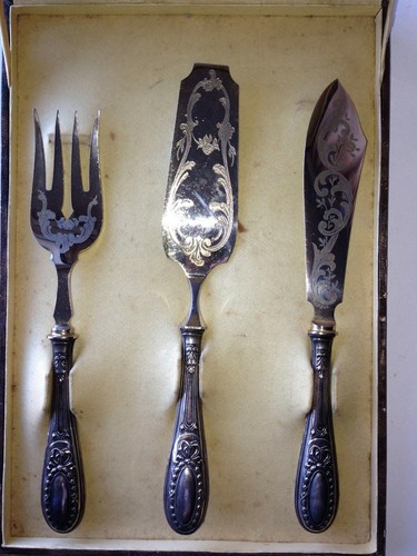 Tre posate dolce argento - tre,