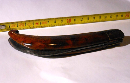 Antico coltello roncola manico - coltello,
