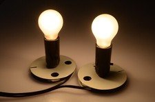 Flos "Lampadina" Lampade Tavolo I° Serie Bachelite Design A. Castiglioni 1970s