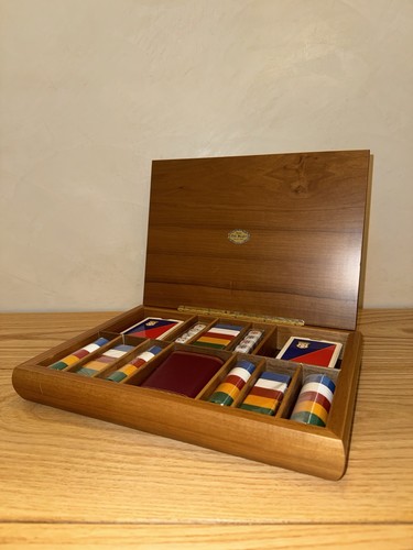 Set poker dal negro legno - set, in