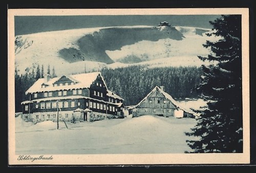Schlingelbaude schnee - schlingelbaude, im