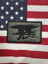 PATCH TOPPA MILITARE DA BRACCIO BREVETTO NAVY SEALS A BASSA VISIBILITA'