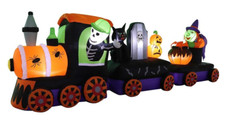Treno Halloween LED gonfiabile