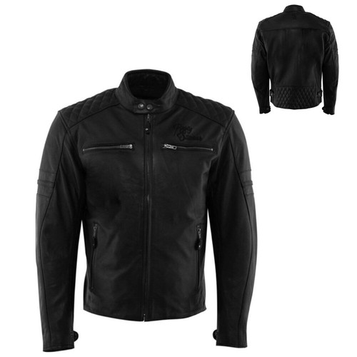 Giacca moto rusty stitches - rusty,