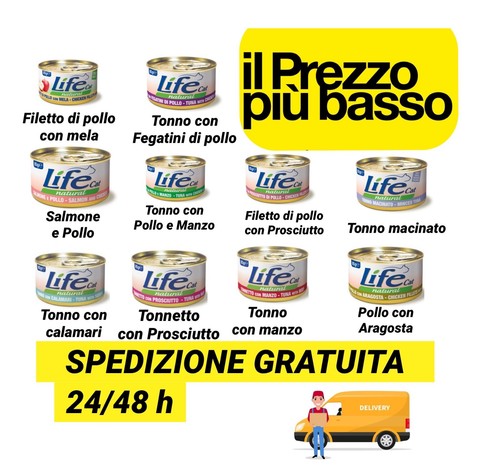 Life cat scatolette umido - cat,