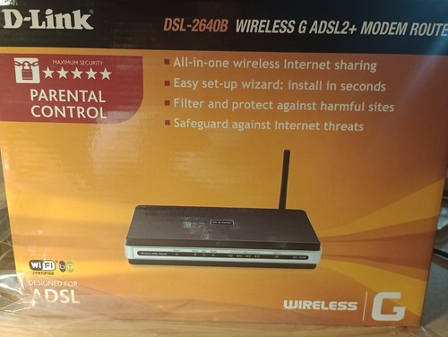 Link dsl 2640b wirless g - dsl-2640b,