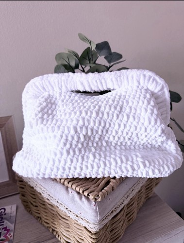 Borsa clutch crochet nuvola - borsa,