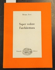 ZEVI Bruno. SAPER VEDERE