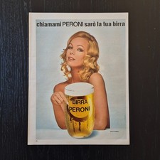 1972 Birra Peroni - Original AD Advertising Pubblicità Vintage