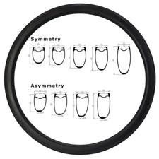 Cerchio carbonio bici da