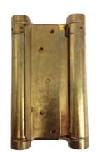 COPPIA CERNIERA A MOLLA BOMMER FAR WEST mm.150 ACCIAIO OTTONATO IBFM