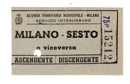 Biglietto ticket tram - ,