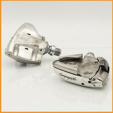 CAMPAGNOLO RECORD SGR 1 CLIPLESS PEDALS VINTAGE SPD ROAD BIKE OLD BICYCLE SILVER